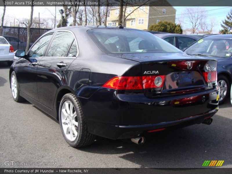 Nighthawk Black Pearl / Ebony 2007 Acura TSX Sedan