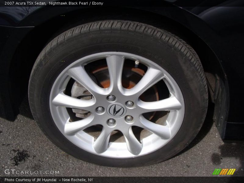 Nighthawk Black Pearl / Ebony 2007 Acura TSX Sedan