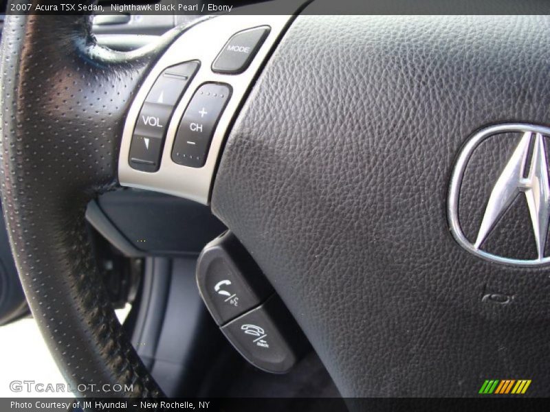 Nighthawk Black Pearl / Ebony 2007 Acura TSX Sedan
