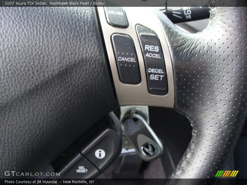 Nighthawk Black Pearl / Ebony 2007 Acura TSX Sedan