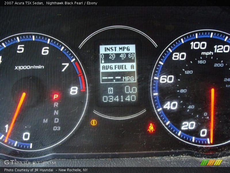 Nighthawk Black Pearl / Ebony 2007 Acura TSX Sedan