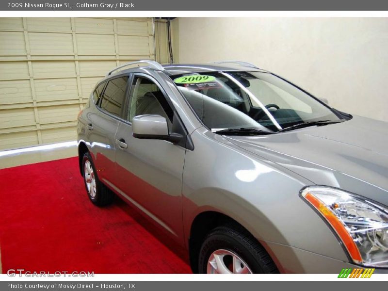 Gotham Gray / Black 2009 Nissan Rogue SL