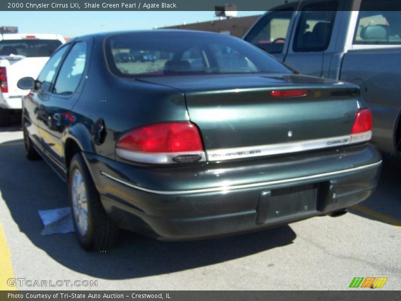 Shale Green Pearl / Agate Black 2000 Chrysler Cirrus LXi