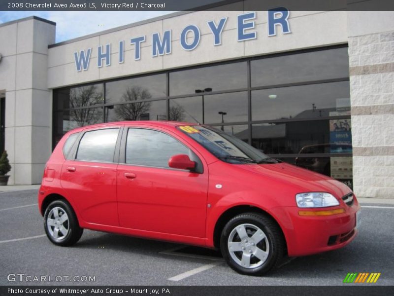 Victory Red / Charcoal 2008 Chevrolet Aveo Aveo5 LS