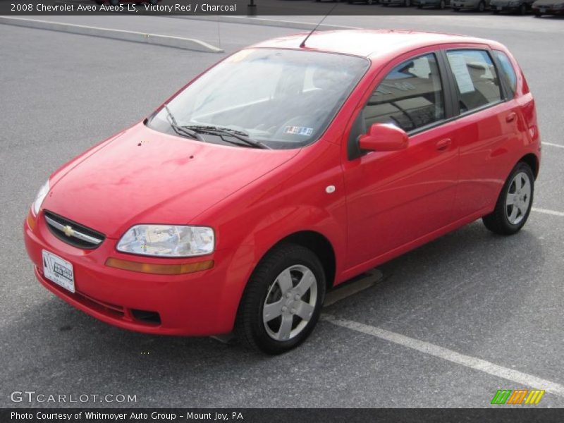 Victory Red / Charcoal 2008 Chevrolet Aveo Aveo5 LS