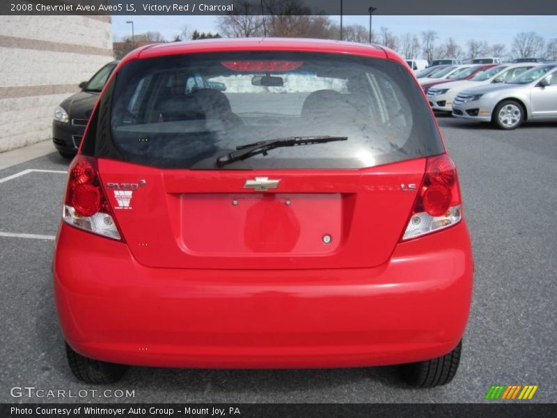 Victory Red / Charcoal 2008 Chevrolet Aveo Aveo5 LS