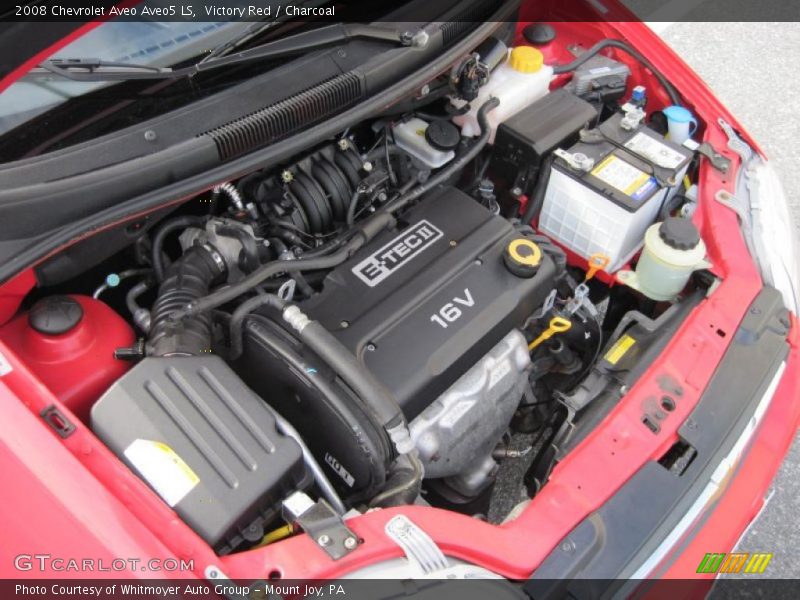 Victory Red / Charcoal 2008 Chevrolet Aveo Aveo5 LS