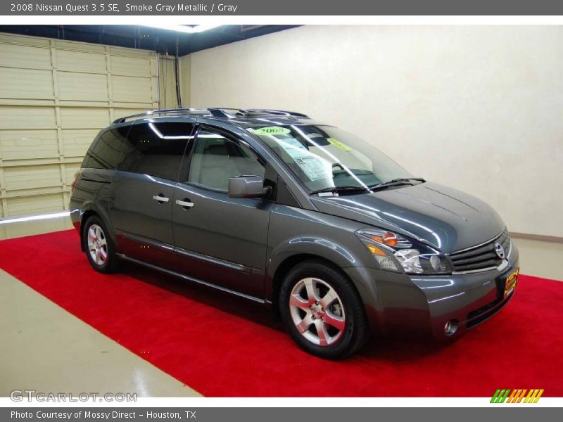 Smoke Gray Metallic / Gray 2008 Nissan Quest 3.5 SE