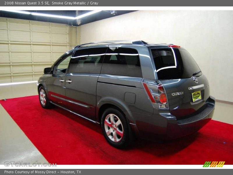 Smoke Gray Metallic / Gray 2008 Nissan Quest 3.5 SE