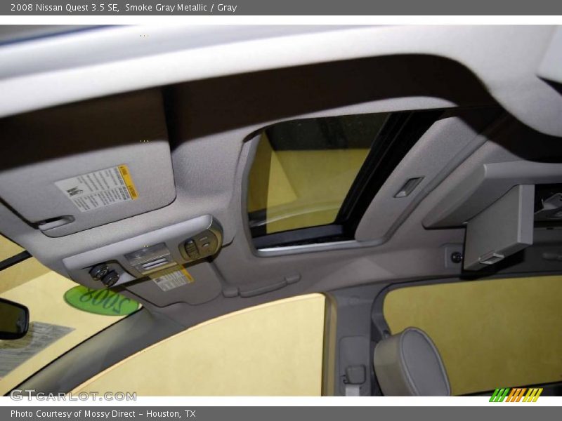 Smoke Gray Metallic / Gray 2008 Nissan Quest 3.5 SE