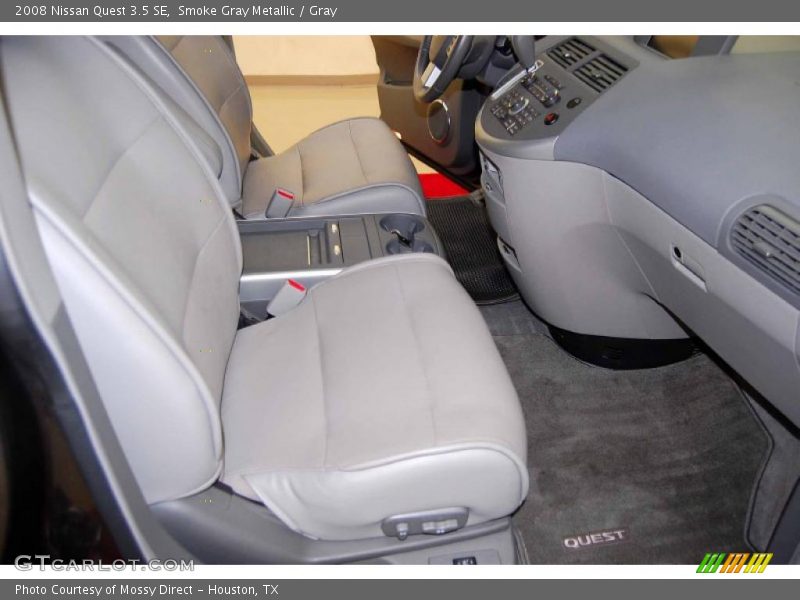 Smoke Gray Metallic / Gray 2008 Nissan Quest 3.5 SE