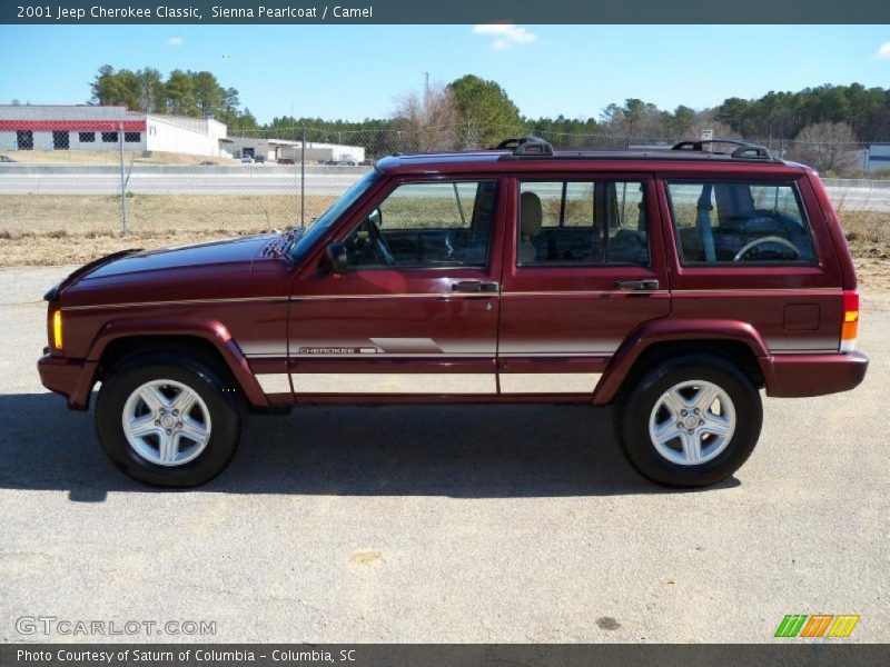 Sienna Pearlcoat / Camel 2001 Jeep Cherokee Classic