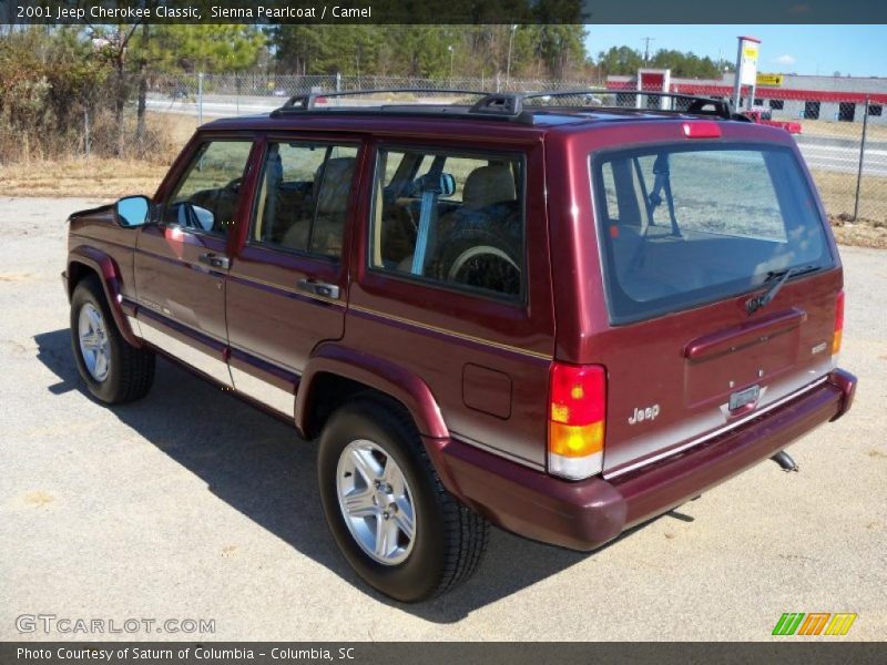 Sienna Pearlcoat / Camel 2001 Jeep Cherokee Classic