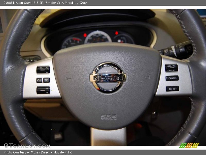 Smoke Gray Metallic / Gray 2008 Nissan Quest 3.5 SE
