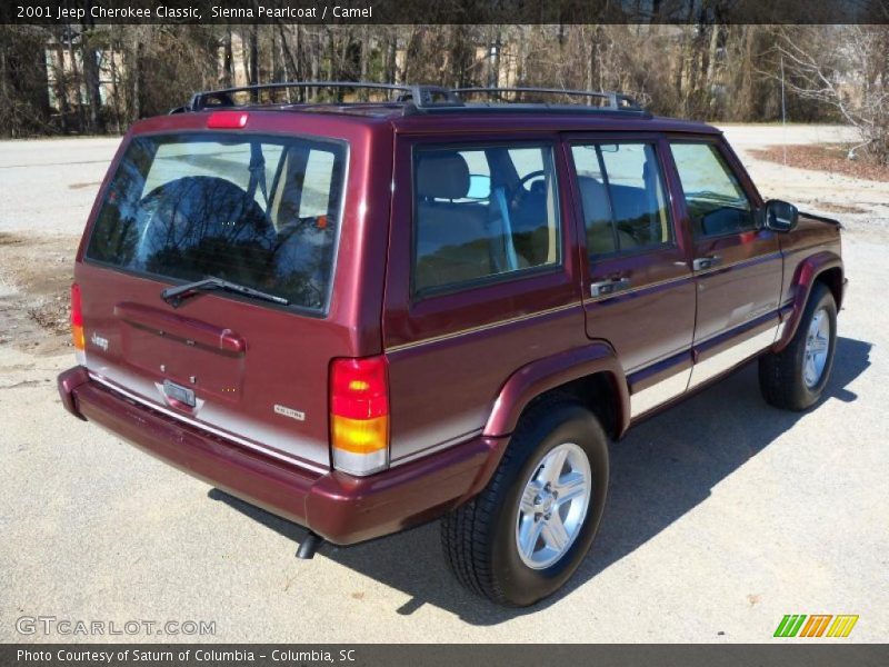 Sienna Pearlcoat / Camel 2001 Jeep Cherokee Classic