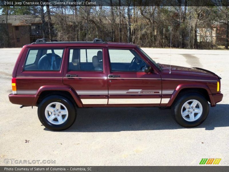 Sienna Pearlcoat / Camel 2001 Jeep Cherokee Classic