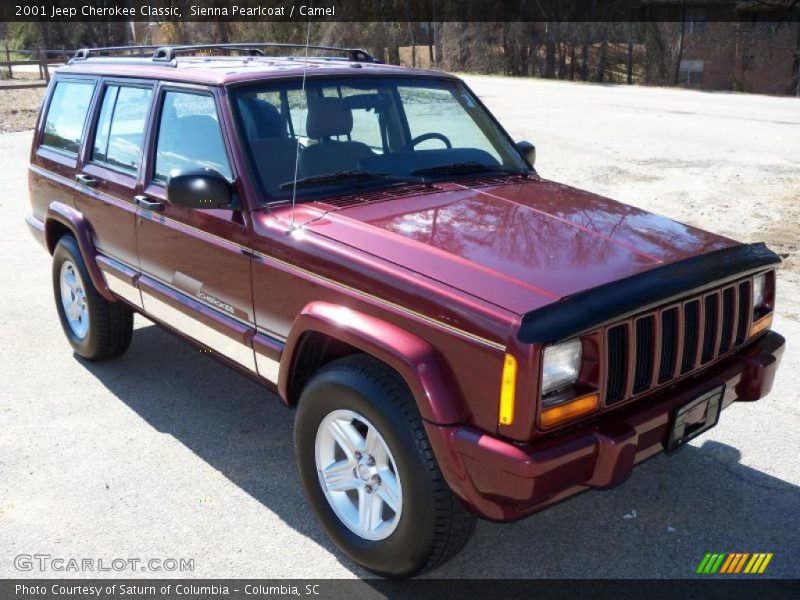 Sienna Pearlcoat / Camel 2001 Jeep Cherokee Classic