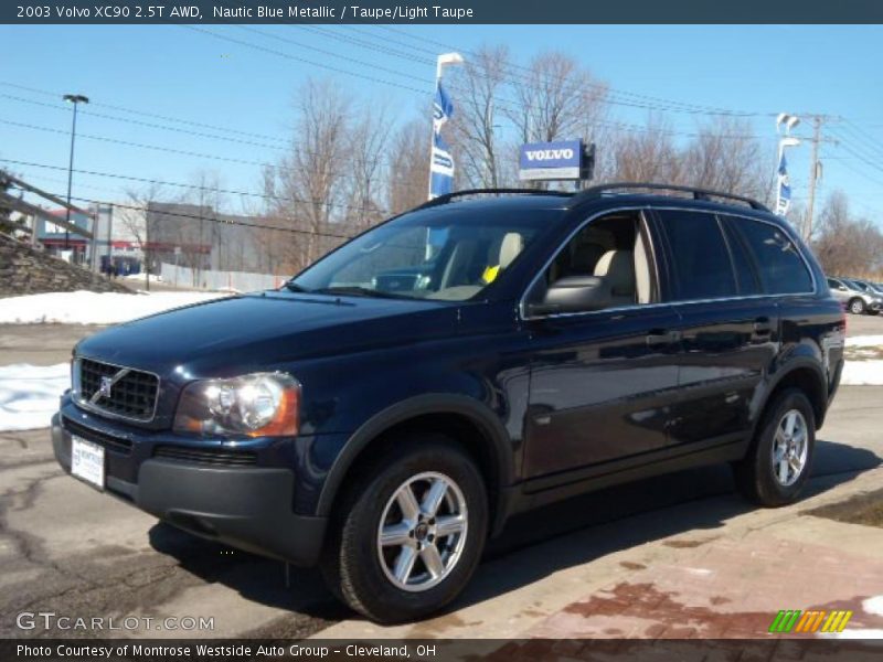 Nautic Blue Metallic / Taupe/Light Taupe 2003 Volvo XC90 2.5T AWD