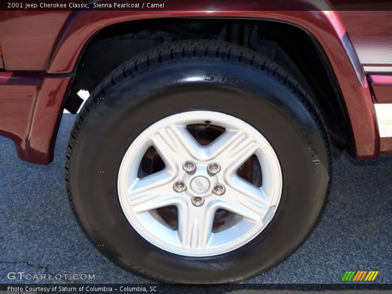 Sienna Pearlcoat / Camel 2001 Jeep Cherokee Classic