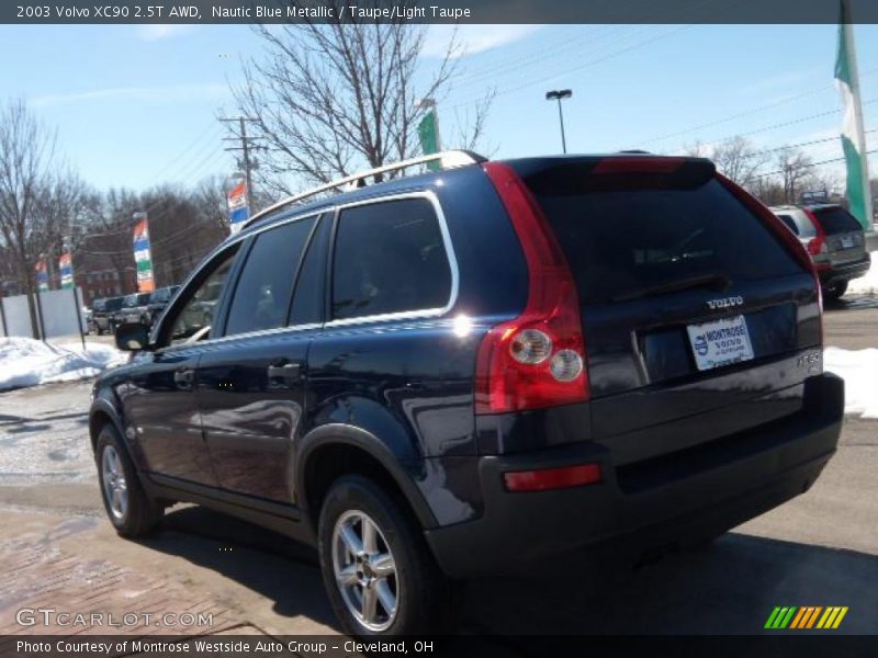 Nautic Blue Metallic / Taupe/Light Taupe 2003 Volvo XC90 2.5T AWD