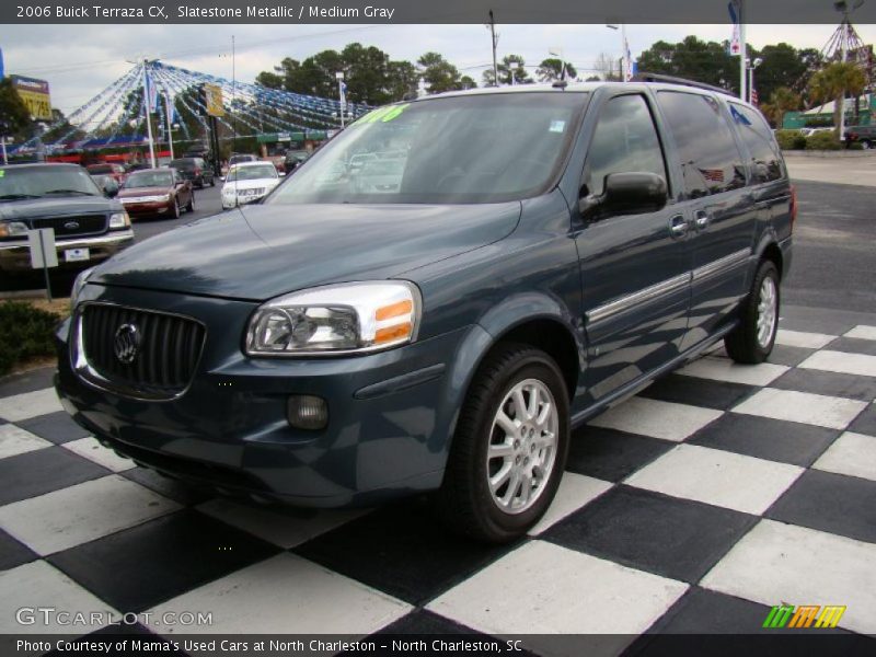 Slatestone Metallic / Medium Gray 2006 Buick Terraza CX