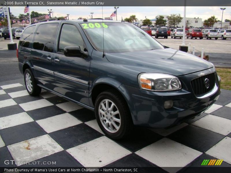 Slatestone Metallic / Medium Gray 2006 Buick Terraza CX