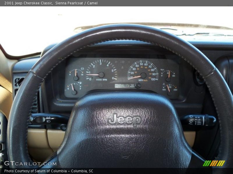 Sienna Pearlcoat / Camel 2001 Jeep Cherokee Classic