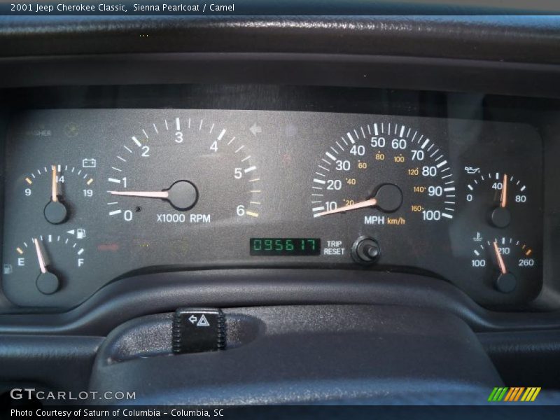Sienna Pearlcoat / Camel 2001 Jeep Cherokee Classic