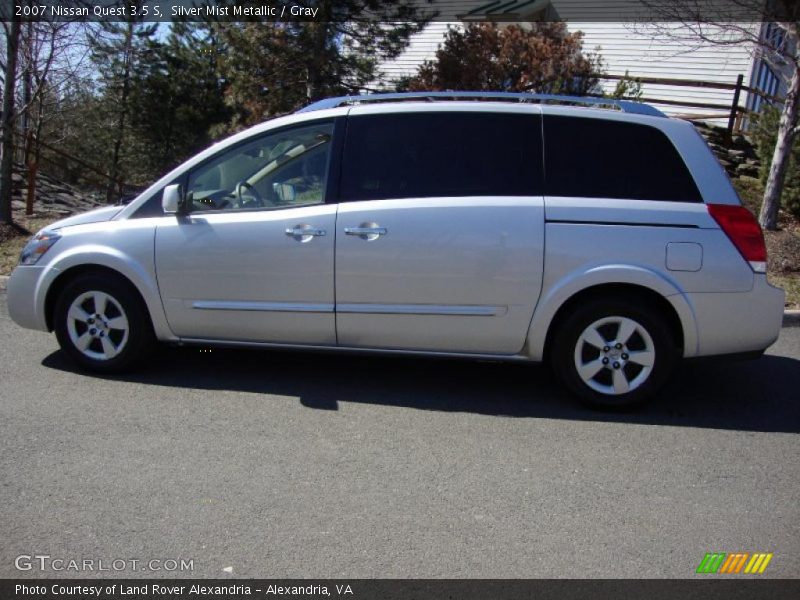 Silver Mist Metallic / Gray 2007 Nissan Quest 3.5 S