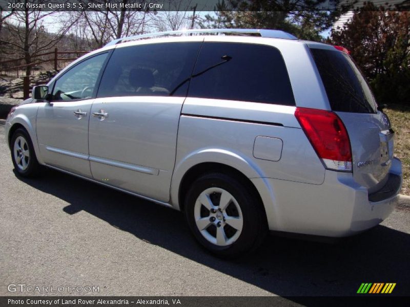 Silver Mist Metallic / Gray 2007 Nissan Quest 3.5 S