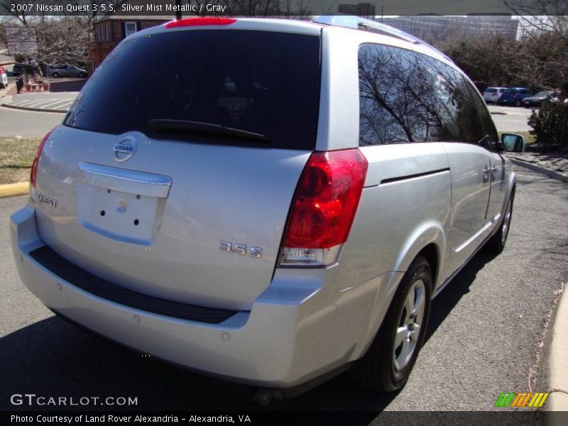 Silver Mist Metallic / Gray 2007 Nissan Quest 3.5 S