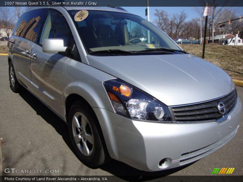 Silver Mist Metallic / Gray 2007 Nissan Quest 3.5 S