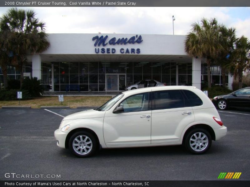 Cool Vanilla White / Pastel Slate Gray 2008 Chrysler PT Cruiser Touring