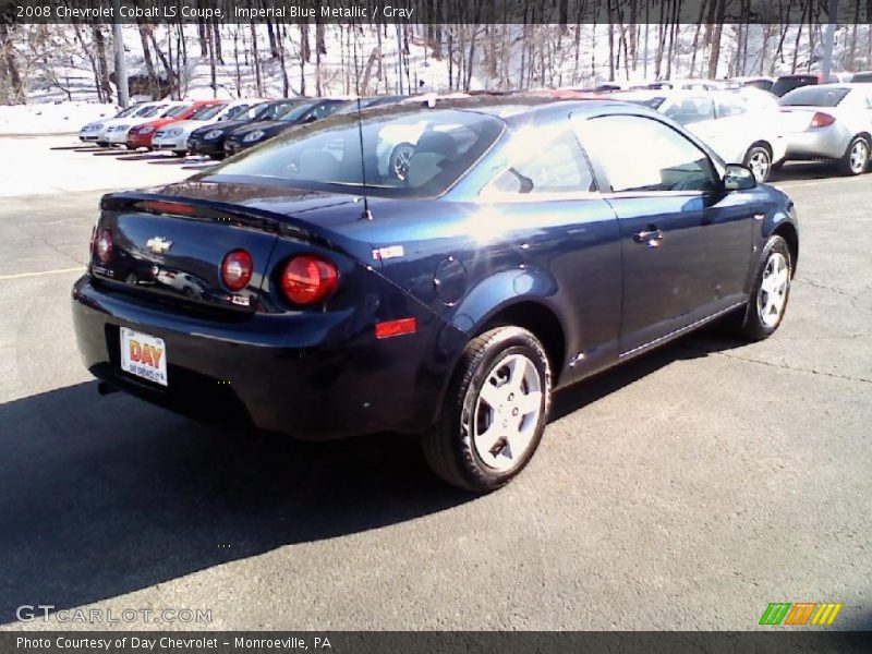 Imperial Blue Metallic / Gray 2008 Chevrolet Cobalt LS Coupe