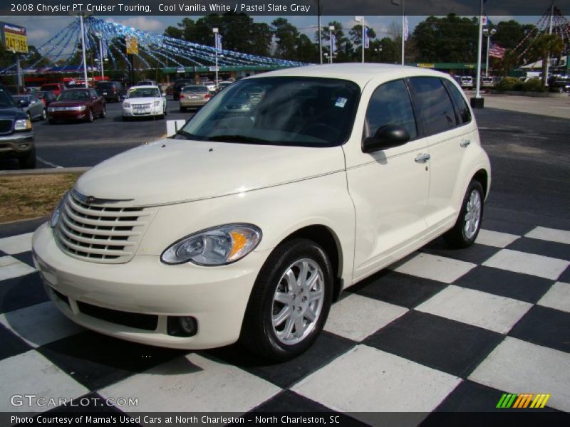 Cool Vanilla White / Pastel Slate Gray 2008 Chrysler PT Cruiser Touring