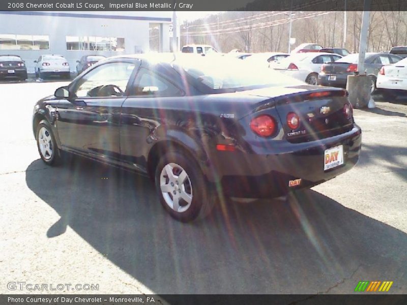 Imperial Blue Metallic / Gray 2008 Chevrolet Cobalt LS Coupe