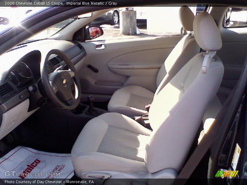 Imperial Blue Metallic / Gray 2008 Chevrolet Cobalt LS Coupe
