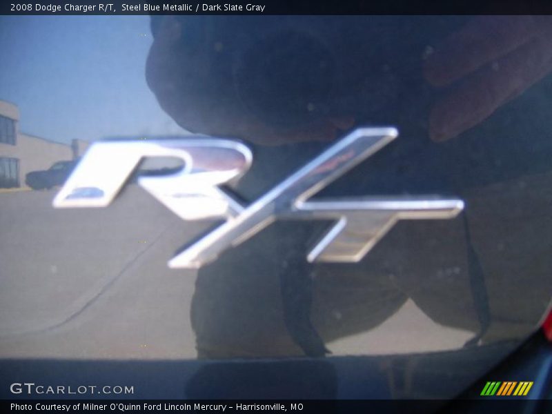Steel Blue Metallic / Dark Slate Gray 2008 Dodge Charger R/T
