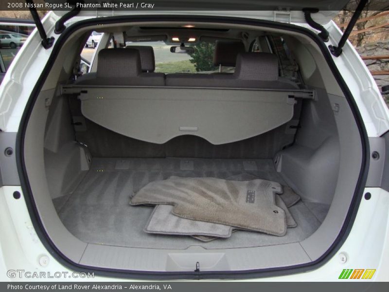 Phantom White Pearl / Gray 2008 Nissan Rogue SL