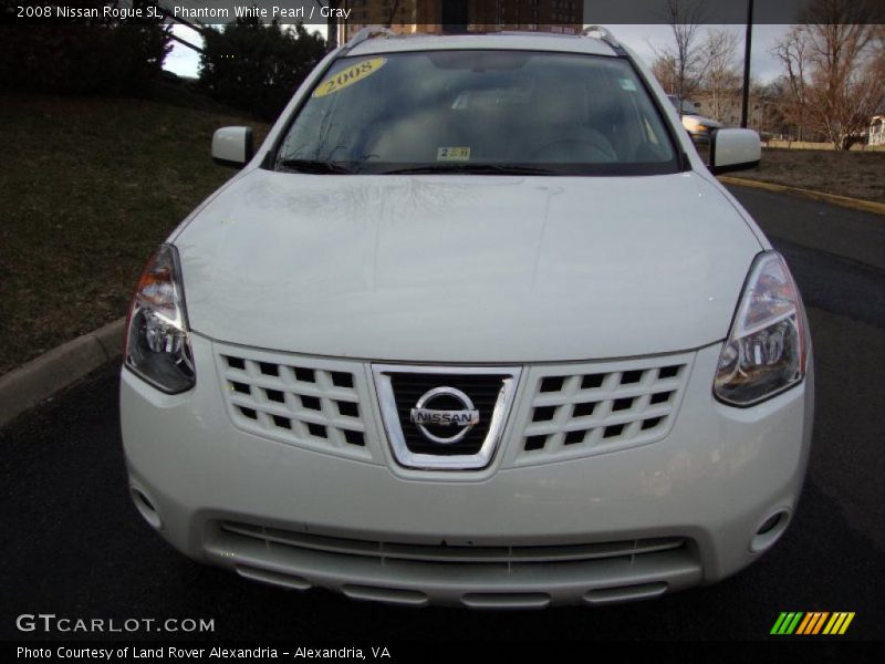 Phantom White Pearl / Gray 2008 Nissan Rogue SL