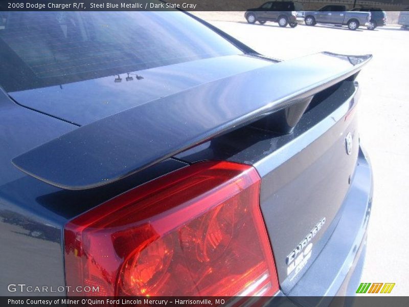 Steel Blue Metallic / Dark Slate Gray 2008 Dodge Charger R/T