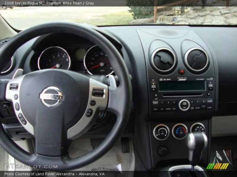 Phantom White Pearl / Gray 2008 Nissan Rogue SL
