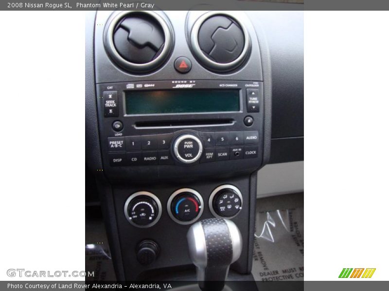 Phantom White Pearl / Gray 2008 Nissan Rogue SL