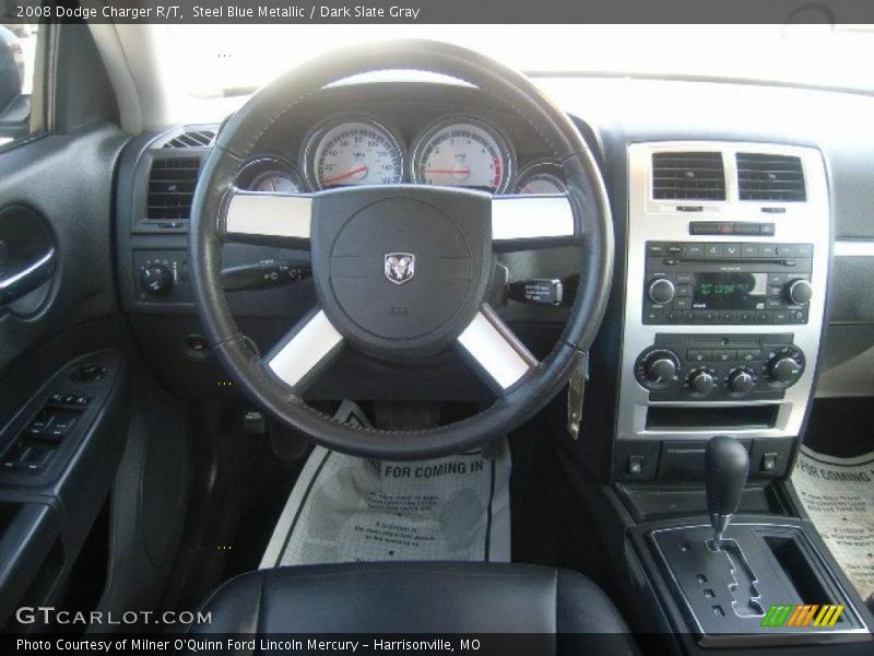 Steel Blue Metallic / Dark Slate Gray 2008 Dodge Charger R/T
