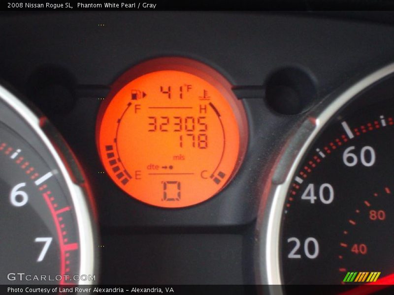 Phantom White Pearl / Gray 2008 Nissan Rogue SL