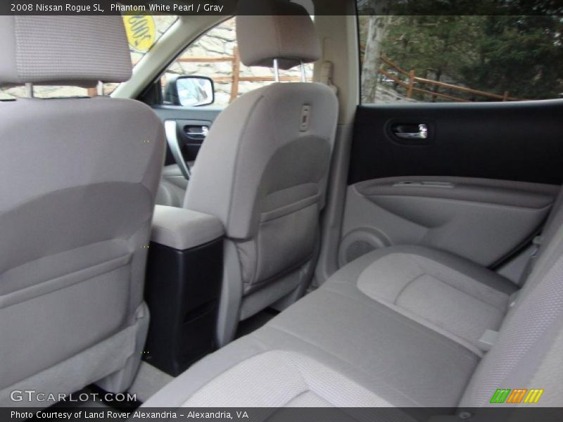 Phantom White Pearl / Gray 2008 Nissan Rogue SL