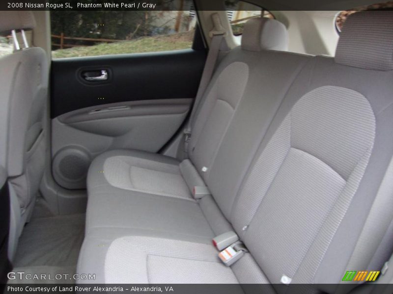 Phantom White Pearl / Gray 2008 Nissan Rogue SL
