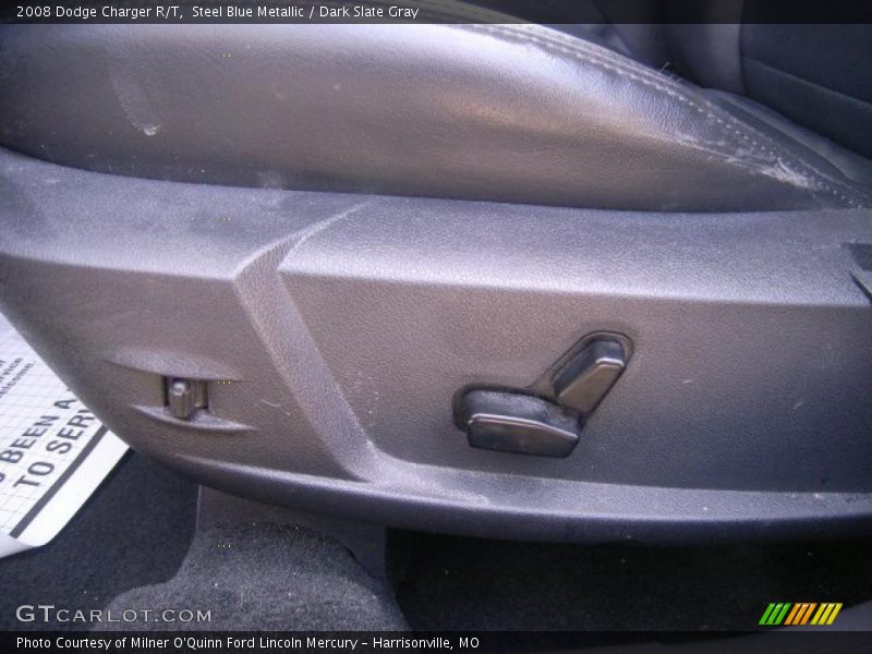 Steel Blue Metallic / Dark Slate Gray 2008 Dodge Charger R/T