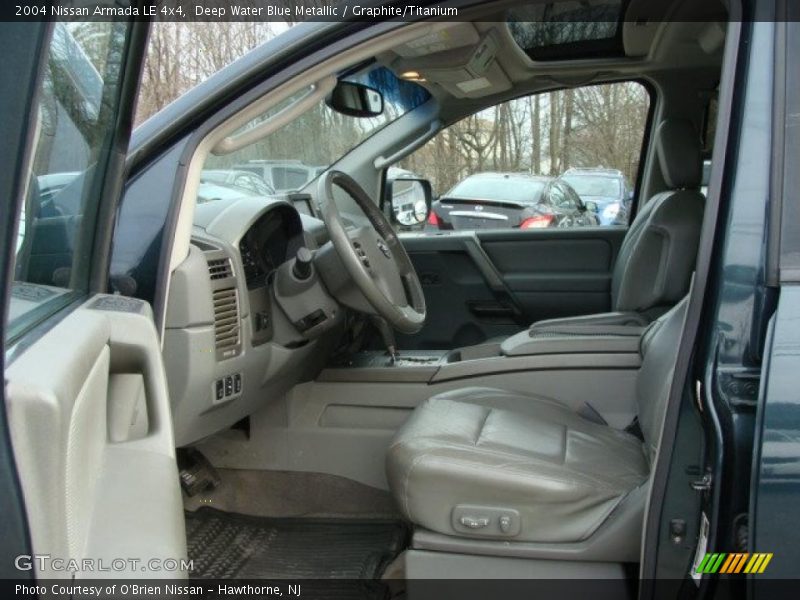 Deep Water Blue Metallic / Graphite/Titanium 2004 Nissan Armada LE 4x4