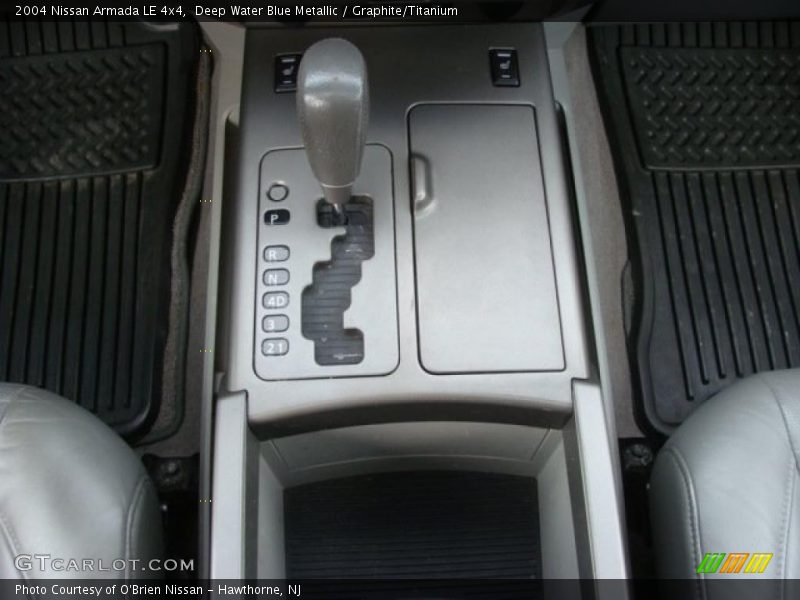 Deep Water Blue Metallic / Graphite/Titanium 2004 Nissan Armada LE 4x4